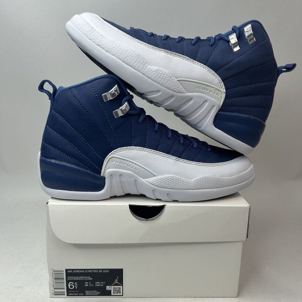 Nike Air Jordan 12 Retro SE GS “Indigo/Legend Blue” DB5595-404 6.5Y/Women’s 8